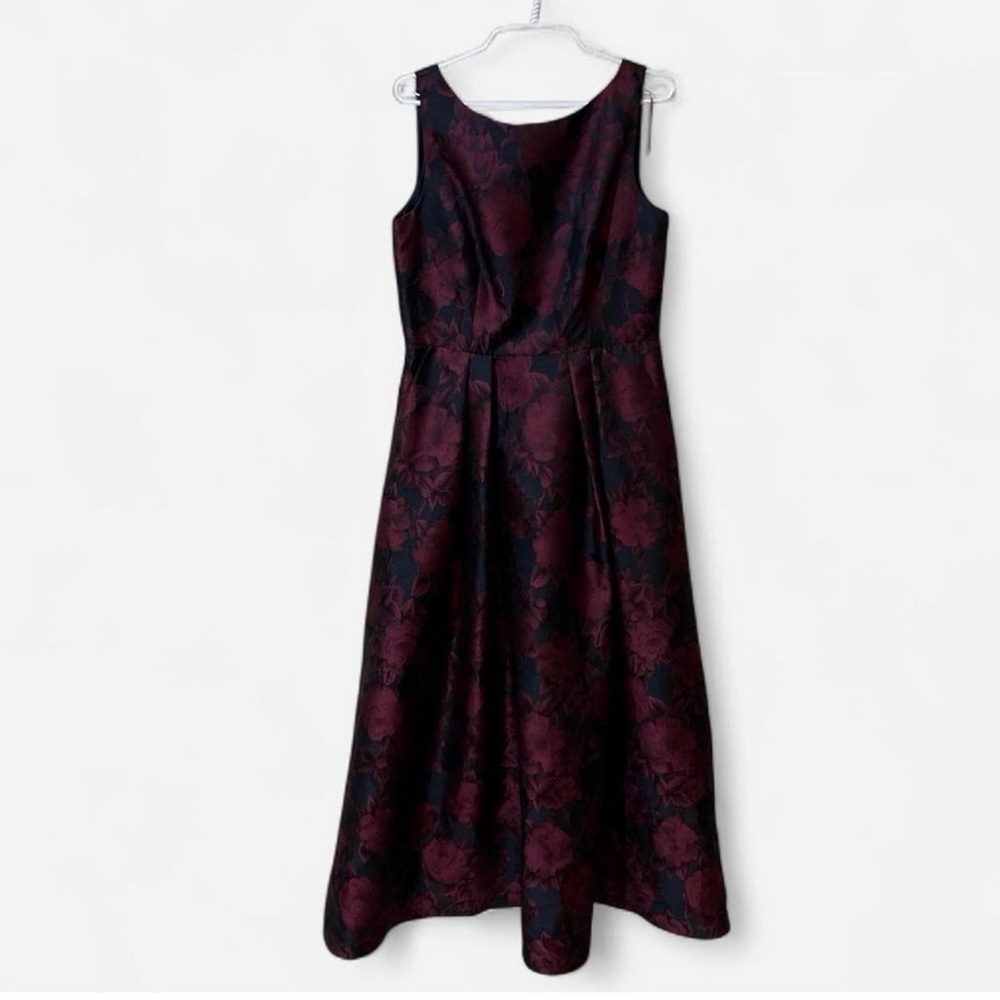 Alex Evenings  Women Formal Dress - Black and Red Floral - Picture 2 of 9